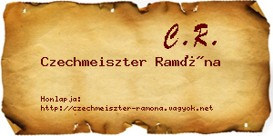 Czechmeiszter Ramóna névjegykártya